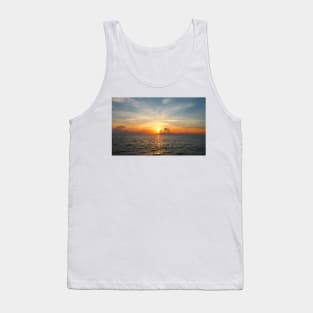 Caribbean Ocean Sunset Tank Top